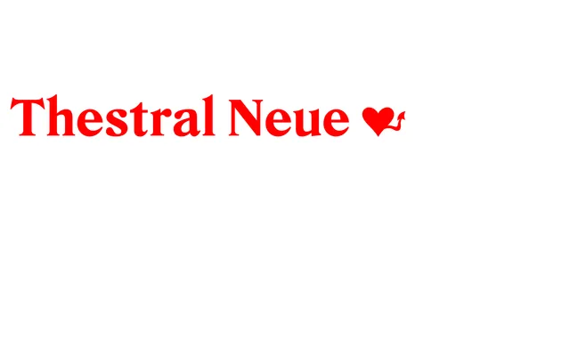 Thestral Neue specimen from Skrr Type