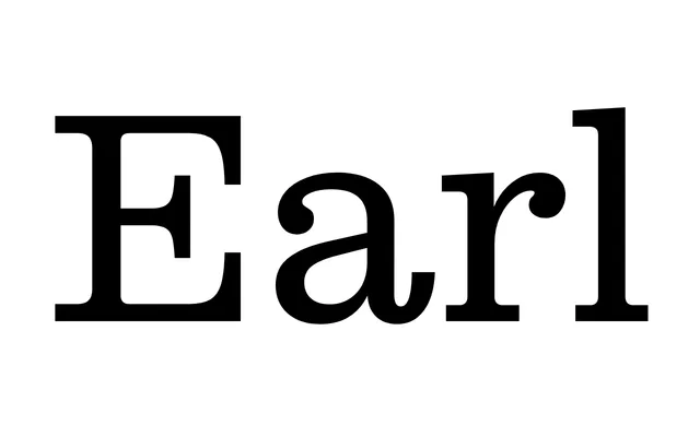 Earl specimen from Smuss Type Kiosk
