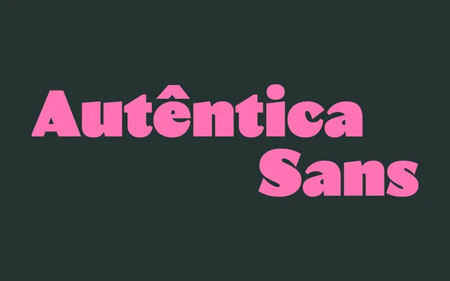Autêntica Sans specimen from Sofia Mohr
