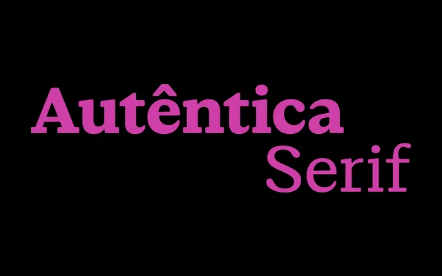 Autêntica Serif specimen from Sofia Mohr