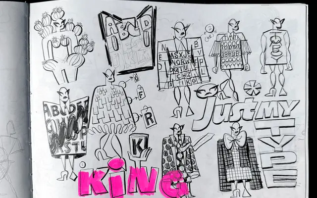 Sketchbooks specimen from Soft Type