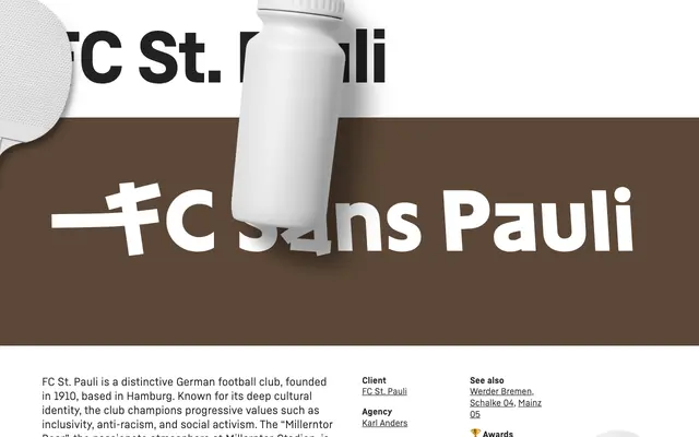FC St. Pauli specimen from Sportsfonts