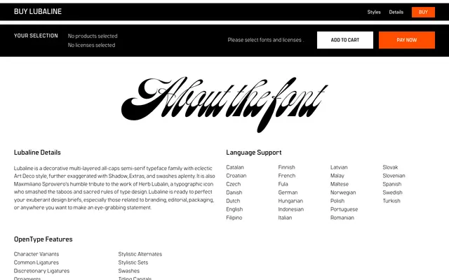 Lubaline specimen from Spoviero Type