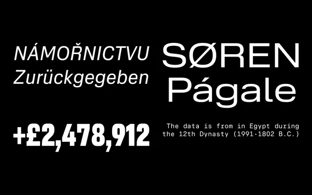 Concrux specimen from Standard Type Foundry