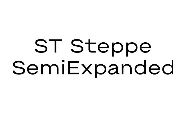 ST Steppe SemiExpanded specimen from SteppeType