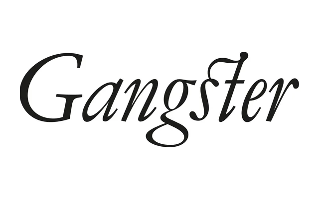 Store Norske Gangster specimen from Store Norske Skriftkompani