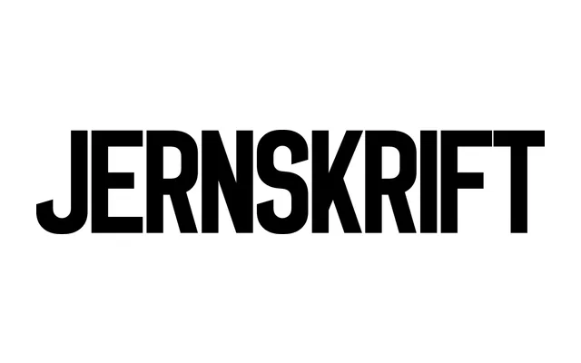 Store Norske Jernskrift specimen from Store Norske Skriftkompani