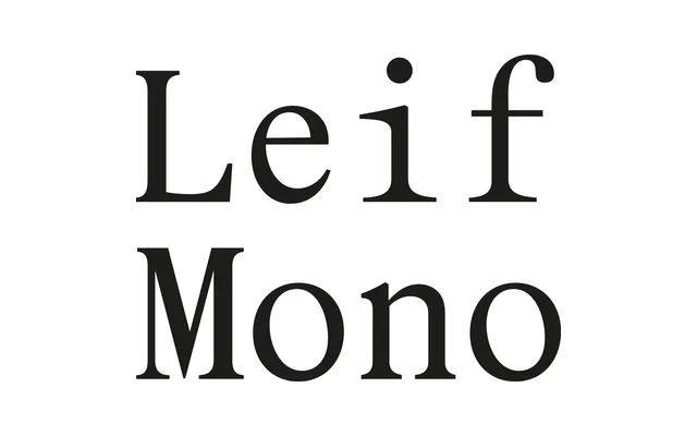 Store Norske Leif Mono specimen from Store Norske Skriftkompani