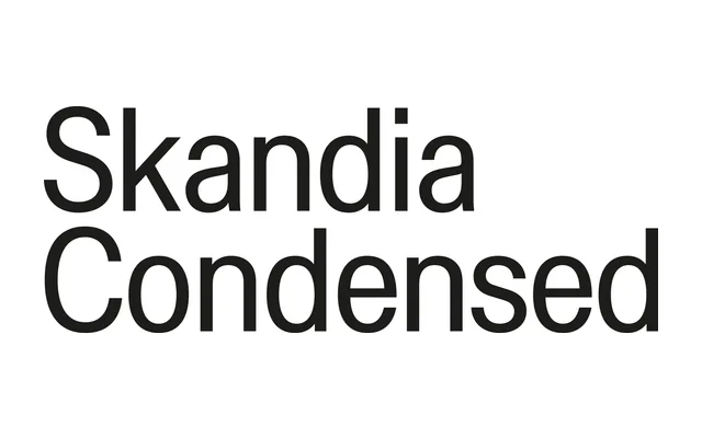 Store Norske Skandia Condensed specimen from Store Norske Skriftkompani
