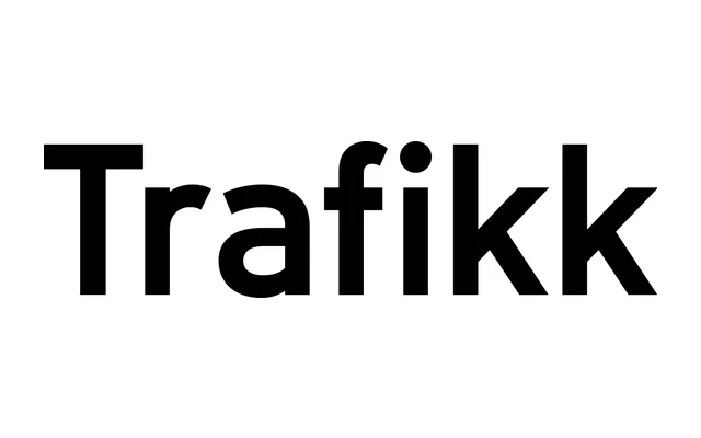 Store Norske Trafikk specimen from Store Norske Skriftkompani