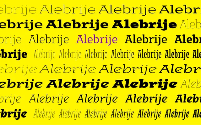 Alebrijes specimen from Storm Type Foundry