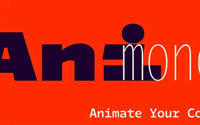 Animono specimen from Storm Type Foundry