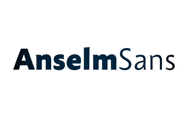 Anselm Sans specimen from Storm Type Foundry