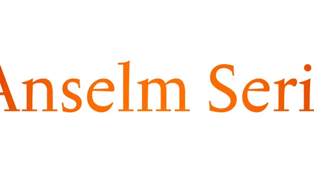Anselm Serif specimen from Storm Type Foundry