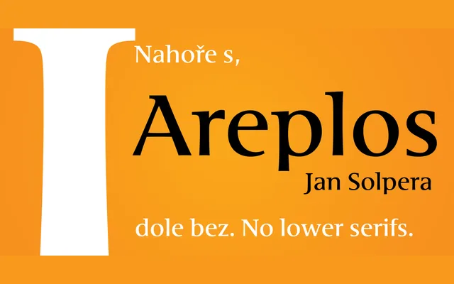 Areplos specimen from Storm Type Foundry