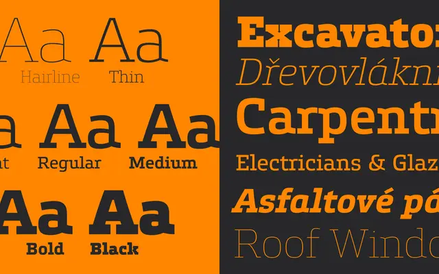 Etelka Slab specimen from Storm Type Foundry