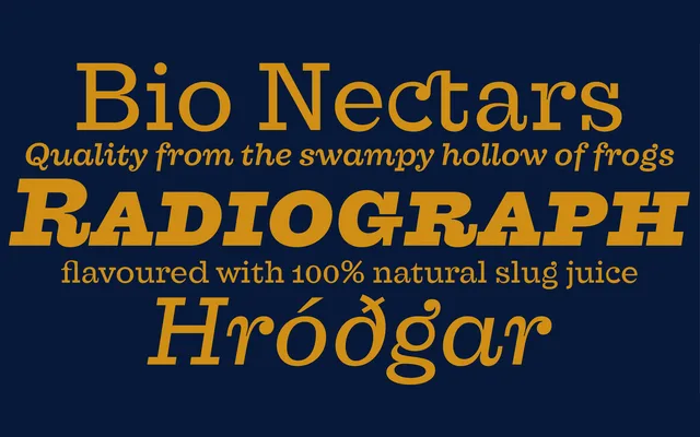 Farao specimen from Storm Type Foundry