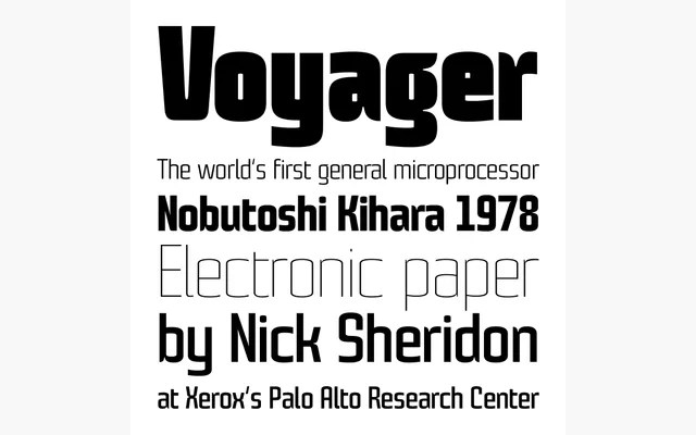 Fenix specimen from Storm Type Foundry