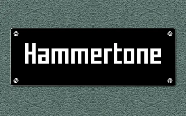 Hammertone specimen from Storm Type Foundry