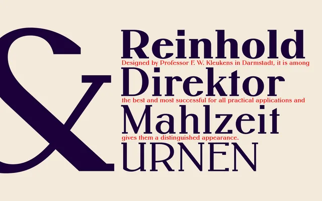 Ingeborg Antiqua specimen from Storm Type Foundry