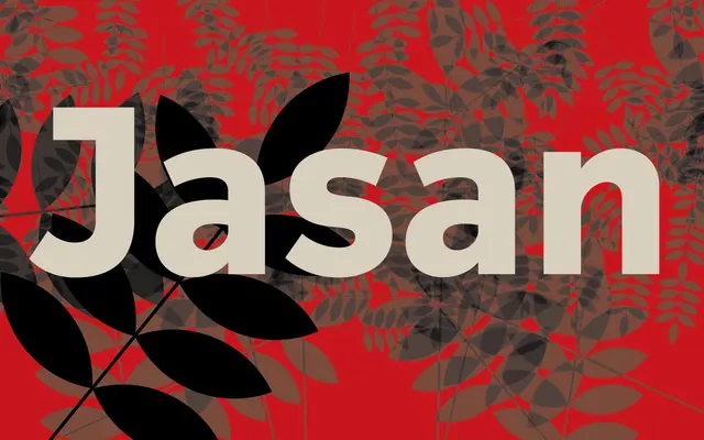 Jasan specimen from Storm Type Foundry