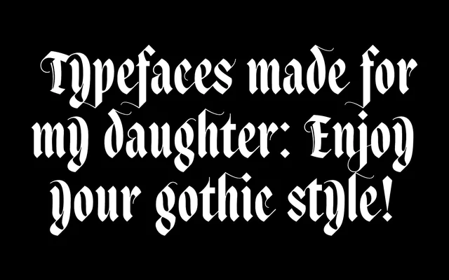 Julinka specimen from Storm Type Foundry