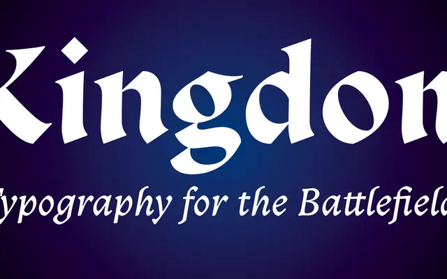 Kingdom Come specimen from Storm Type Foundry