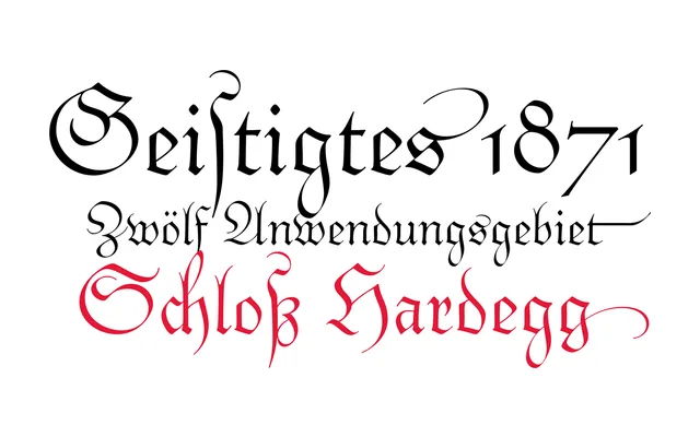 Monarchia specimen from Storm Type Foundry