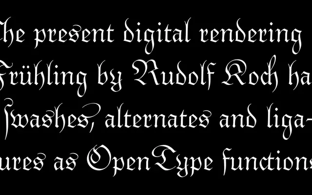 Monarchia specimen from Storm Type Foundry