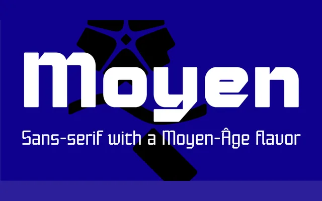 Moyenage Sans specimen from Storm Type Foundry