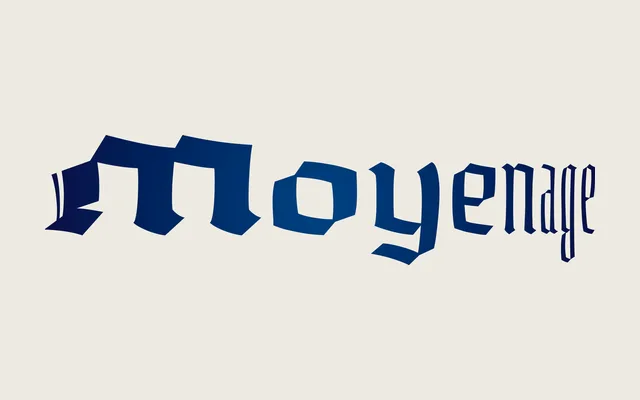 Moyenage specimen from Storm Type Foundry