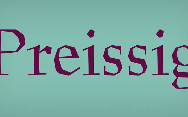 Preissig Antikva specimen from Storm Type Foundry
