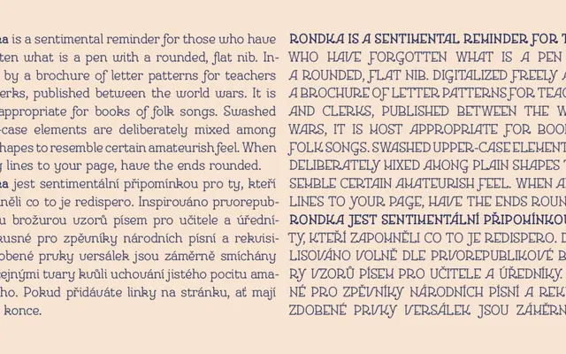 Rondka specimen from Storm Type Foundry