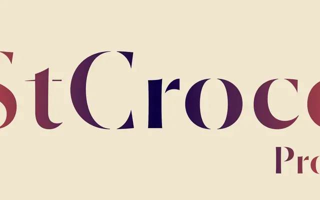 St Croce specimen from Storm Type Foundry