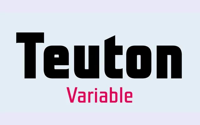 Teuton specimen from Storm Type Foundry