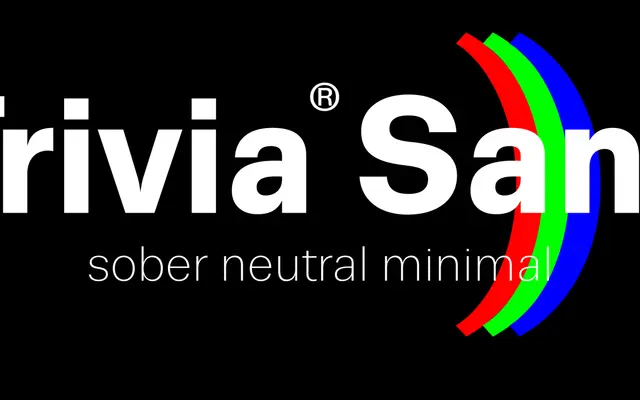 Trivia Sans specimen from Storm Type Foundry