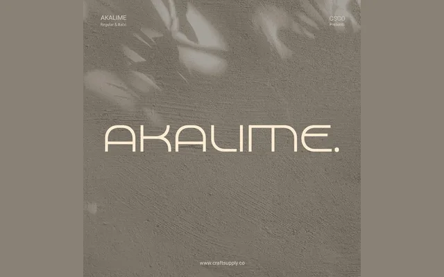 Akalime specimen from Studio 2AM