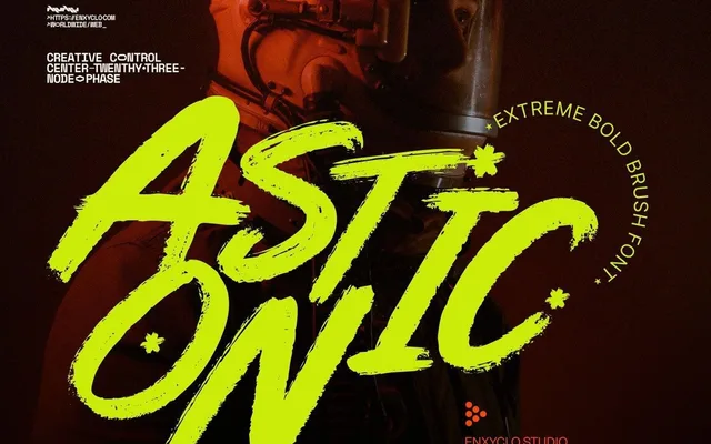 ASTONIC specimen from Studio 2AM