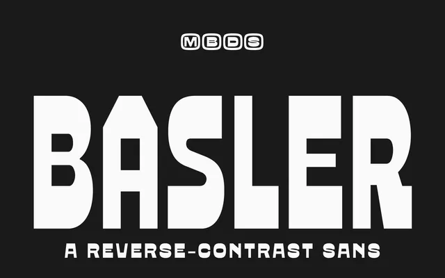 Basler specimen from Studio 2AM