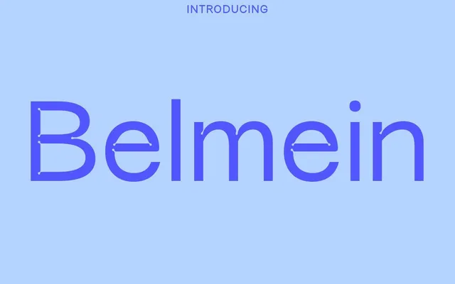 Belmein specimen from Studio 2AM