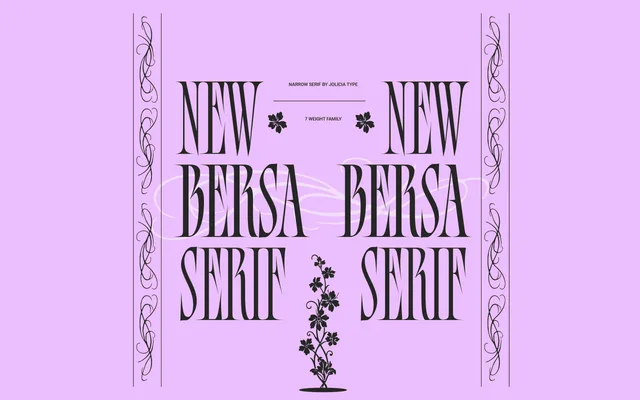 Bersa Serif specimen from Studio 2AM
