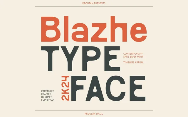 Blazhe specimen from Studio 2AM