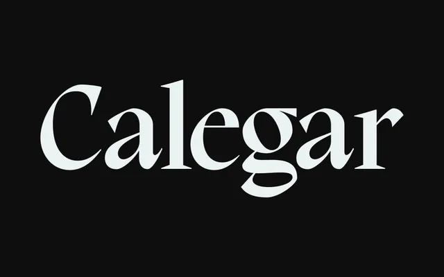 Calegar specimen from Studio 2AM