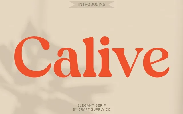 Calive specimen from Studio 2AM