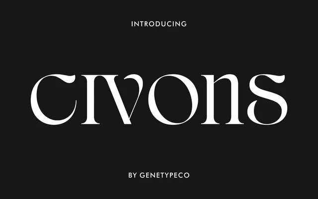 Civons specimen from Studio 2AM