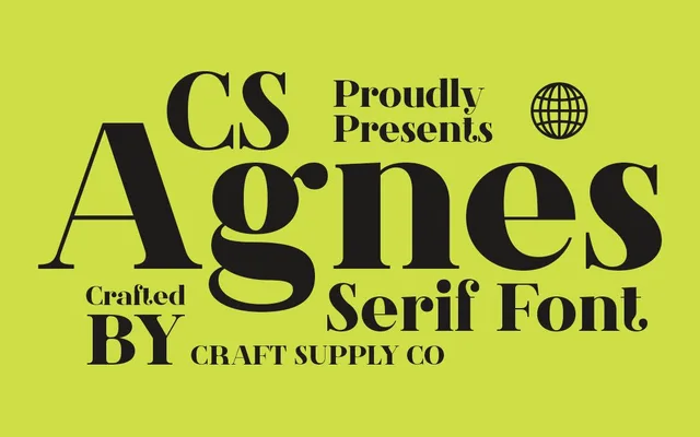 CS Agnes specimen from Studio 2AM