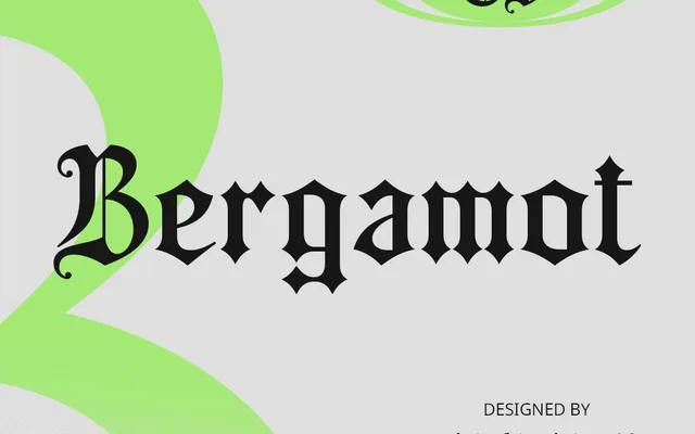 CS Bergamot specimen from Studio 2AM