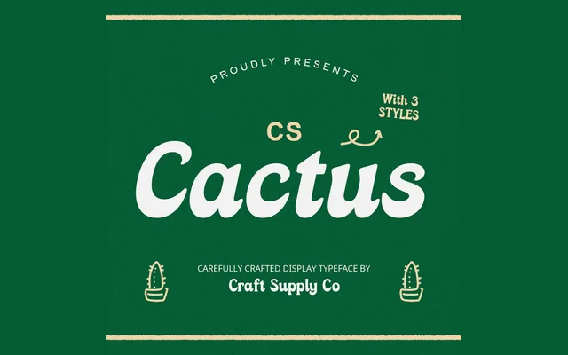 CS Cactus specimen from Studio 2AM
