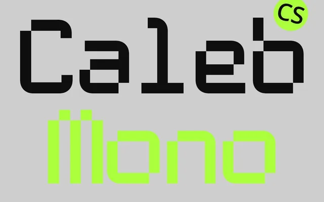 CS Caleb Mono specimen from Studio 2AM