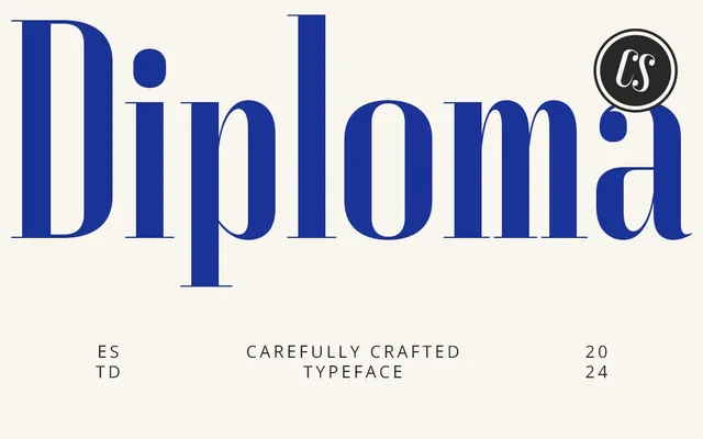 CS Diploma specimen from Studio 2AM